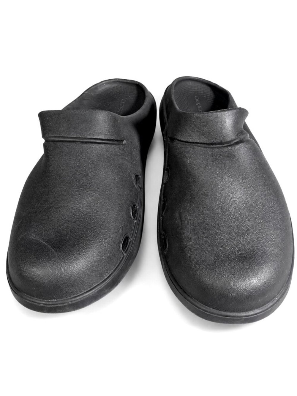 Oofos OOcloog Black Casual Slip On Recovery Unisex Clogs sz W-9 M-7 (EU 40) - Picture 2 of 5